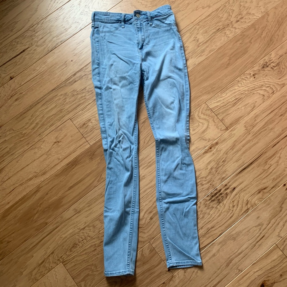 Like new light blue high rise jegging jeans